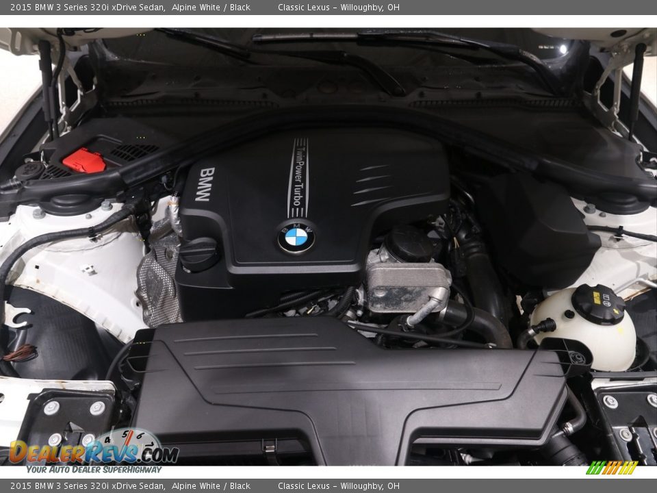 2015 BMW 3 Series 320i xDrive Sedan Alpine White / Black Photo #20