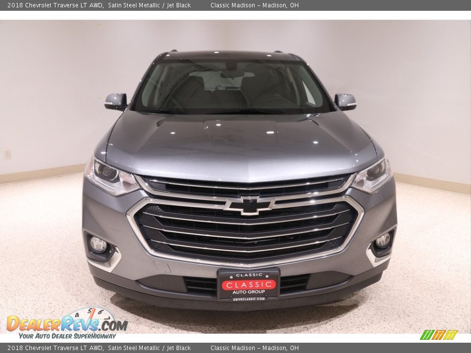 2018 Chevrolet Traverse LT AWD Satin Steel Metallic / Jet Black Photo #2