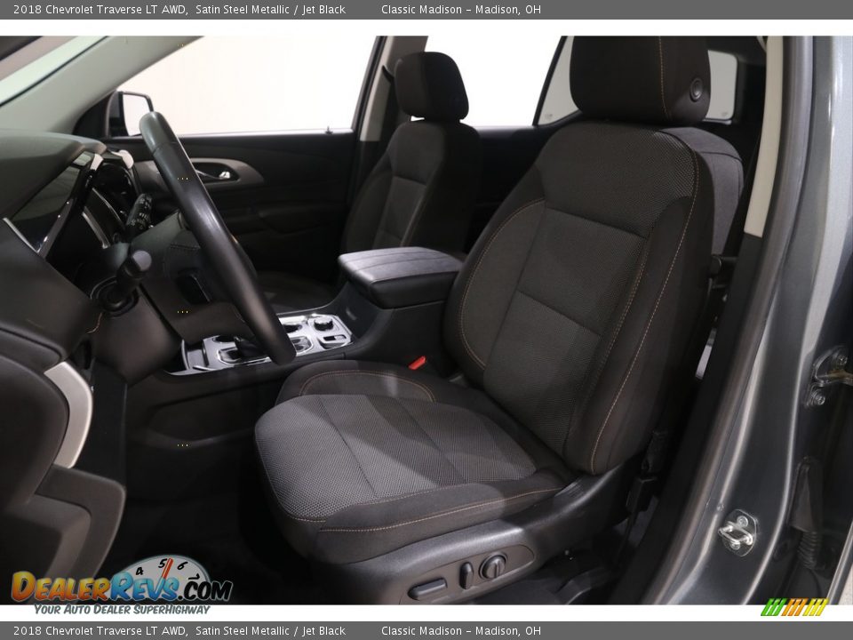 2018 Chevrolet Traverse LT AWD Satin Steel Metallic / Jet Black Photo #5