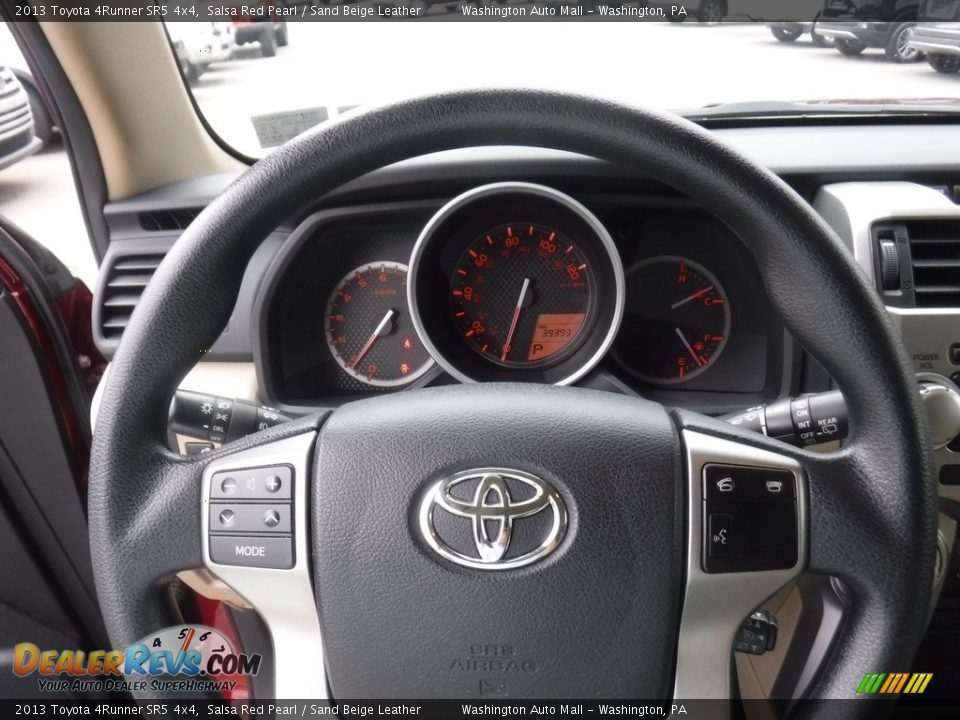 2013 Toyota 4Runner SR5 4x4 Salsa Red Pearl / Sand Beige Leather Photo #5