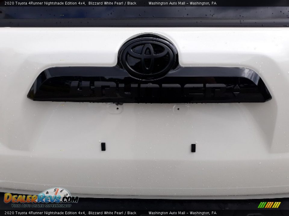 2020 Toyota 4Runner Nightshade Edition 4x4 Blizzard White Pearl / Black Photo #33