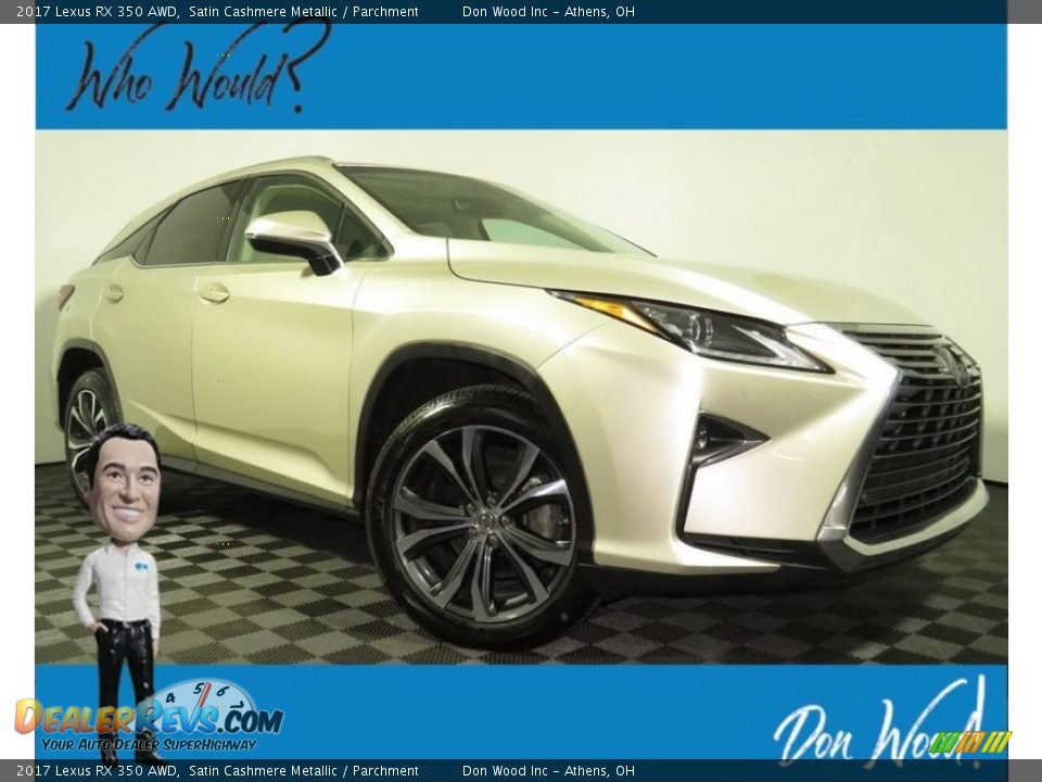 2017 Lexus RX 350 AWD Satin Cashmere Metallic / Parchment Photo #1