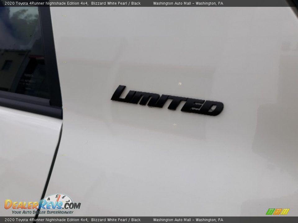 2020 Toyota 4Runner Nightshade Edition 4x4 Blizzard White Pearl / Black Photo #34
