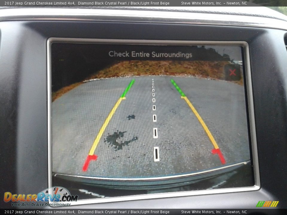2017 Jeep Grand Cherokee Limited 4x4 Diamond Black Crystal Pearl / Black/Light Frost Beige Photo #27