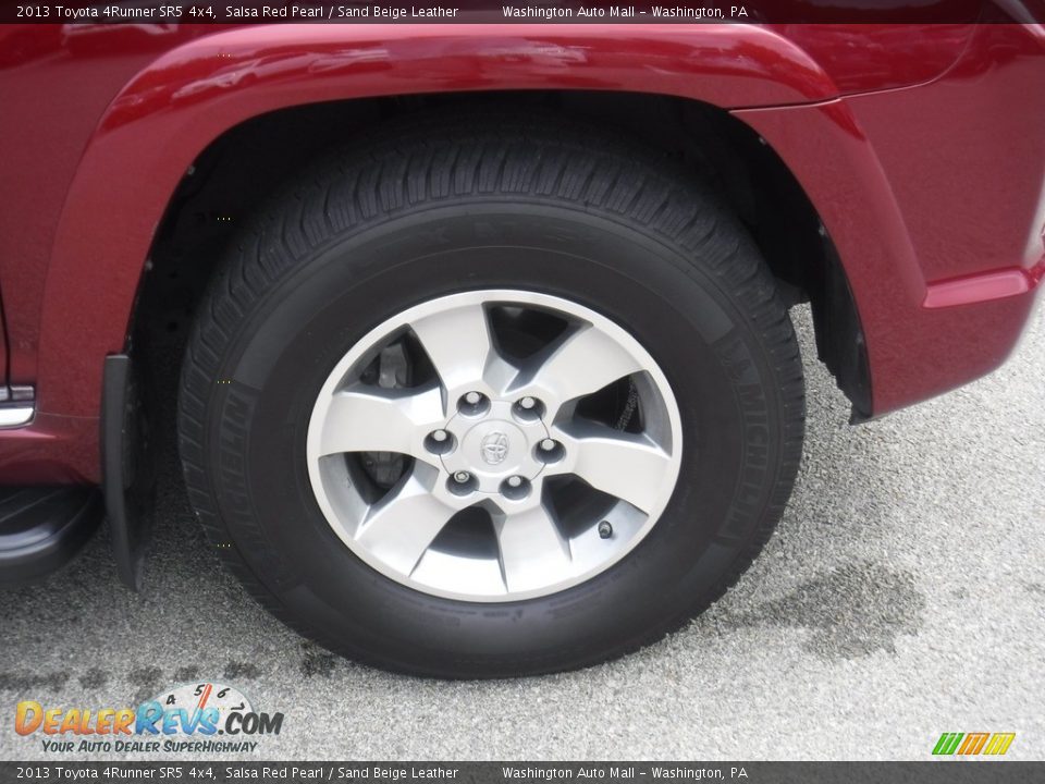 2013 Toyota 4Runner SR5 4x4 Salsa Red Pearl / Sand Beige Leather Photo #8