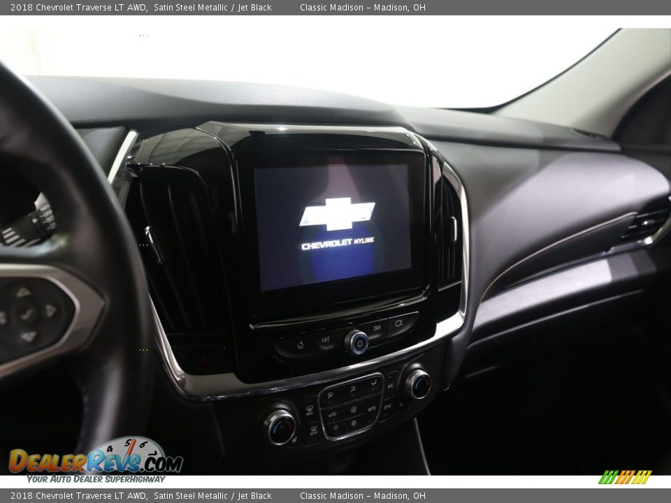 2018 Chevrolet Traverse LT AWD Satin Steel Metallic / Jet Black Photo #8