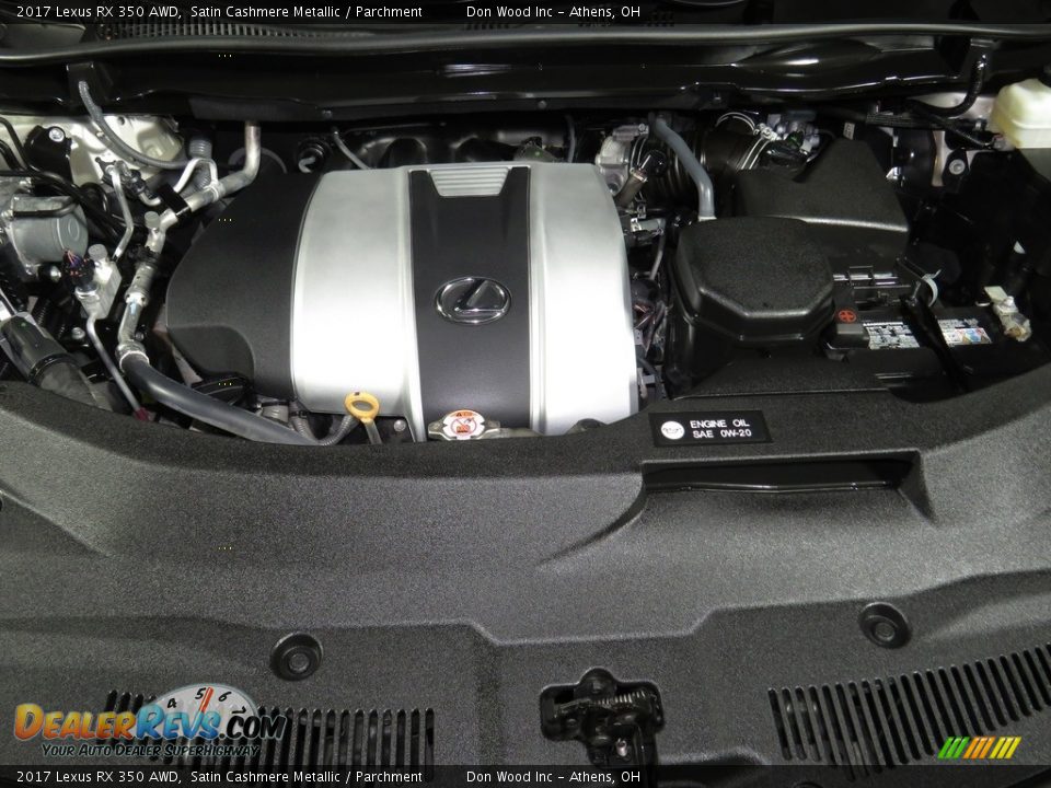 2017 Lexus RX 350 AWD Satin Cashmere Metallic / Parchment Photo #6