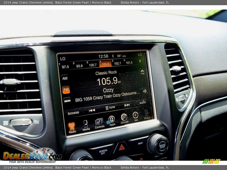 Audio System of 2014 Jeep Grand Cherokee Limited Photo #48