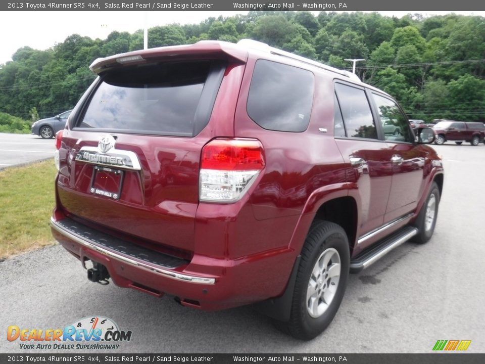 2013 Toyota 4Runner SR5 4x4 Salsa Red Pearl / Sand Beige Leather Photo #16