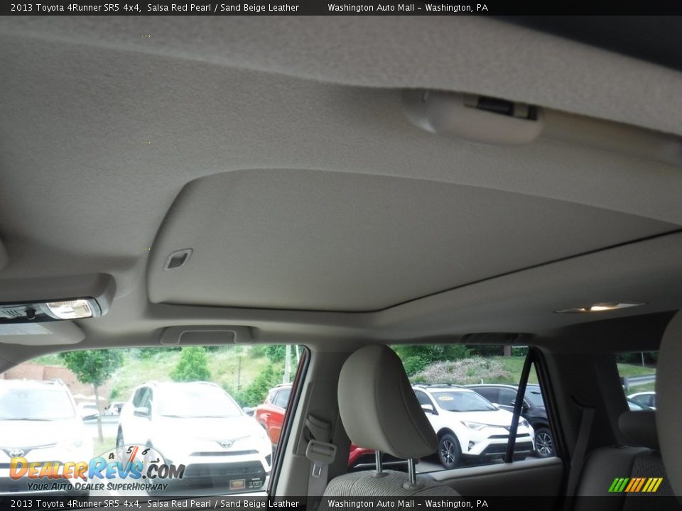 2013 Toyota 4Runner SR5 4x4 Salsa Red Pearl / Sand Beige Leather Photo #18