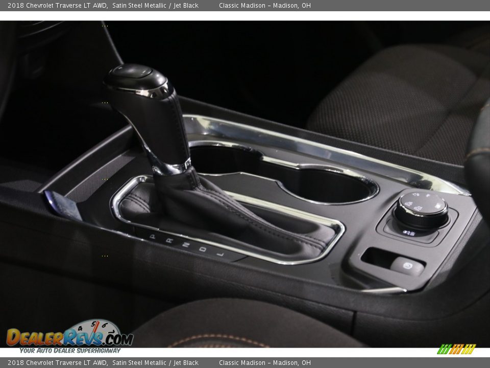 2018 Chevrolet Traverse LT AWD Satin Steel Metallic / Jet Black Photo #19