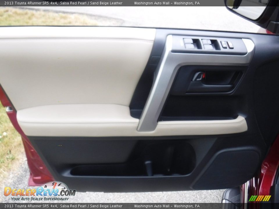2013 Toyota 4Runner SR5 4x4 Salsa Red Pearl / Sand Beige Leather Photo #19