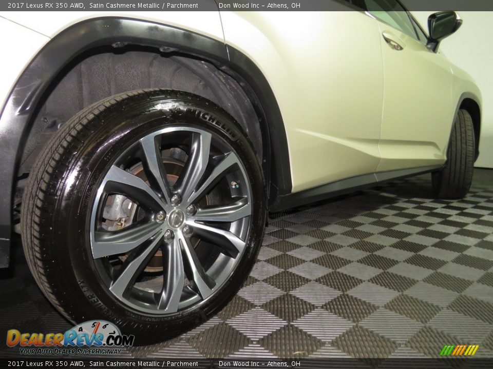 2017 Lexus RX 350 AWD Satin Cashmere Metallic / Parchment Photo #16