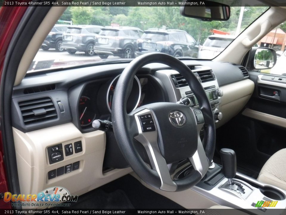 2013 Toyota 4Runner SR5 4x4 Salsa Red Pearl / Sand Beige Leather Photo #20