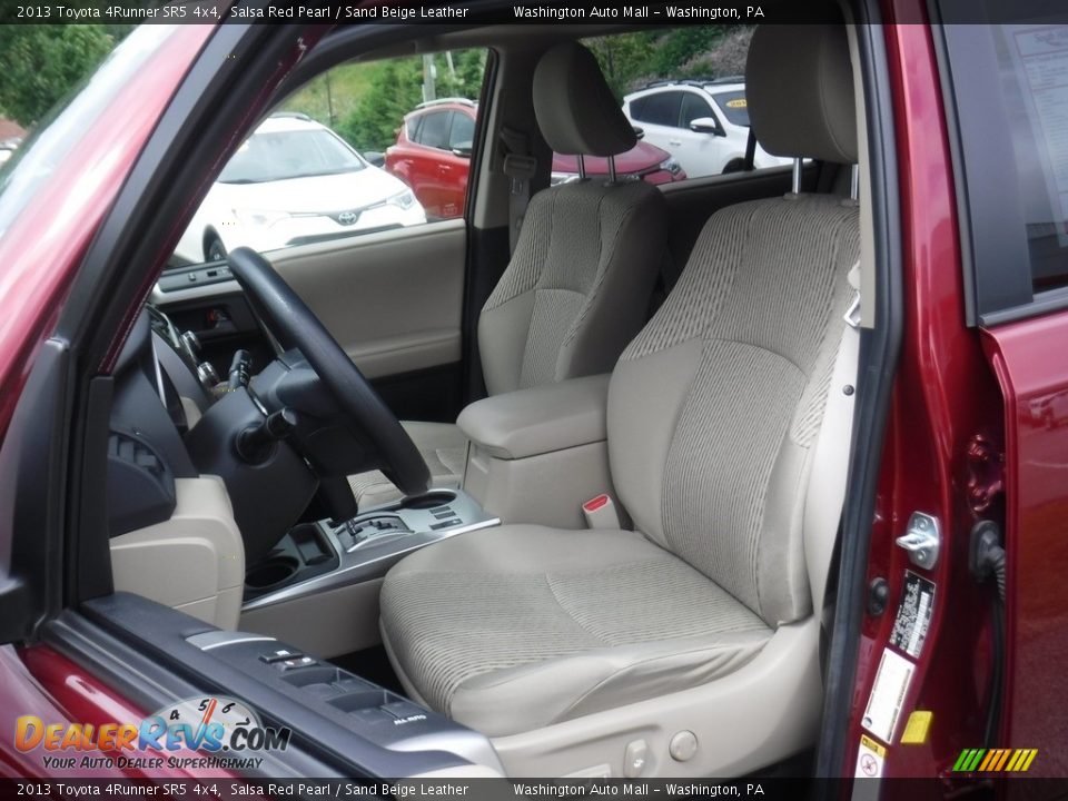 2013 Toyota 4Runner SR5 4x4 Salsa Red Pearl / Sand Beige Leather Photo #22