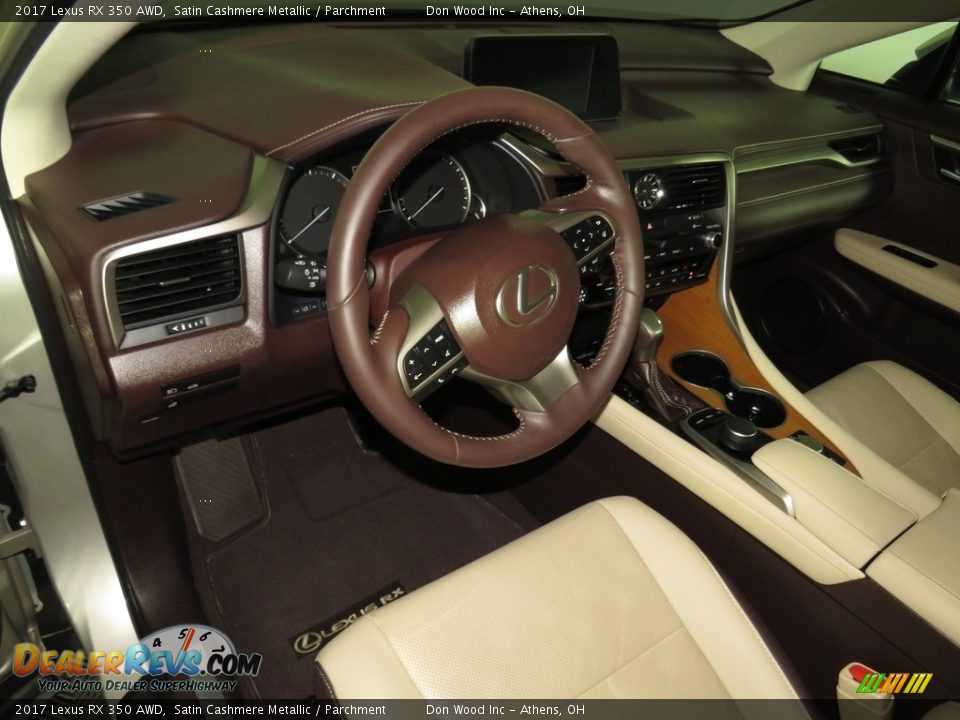2017 Lexus RX 350 AWD Satin Cashmere Metallic / Parchment Photo #19