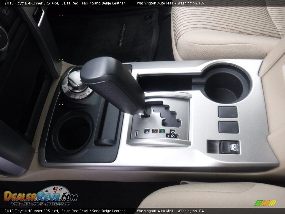 2013 Toyota 4Runner SR5 4x4 Salsa Red Pearl / Sand Beige Leather Photo #24