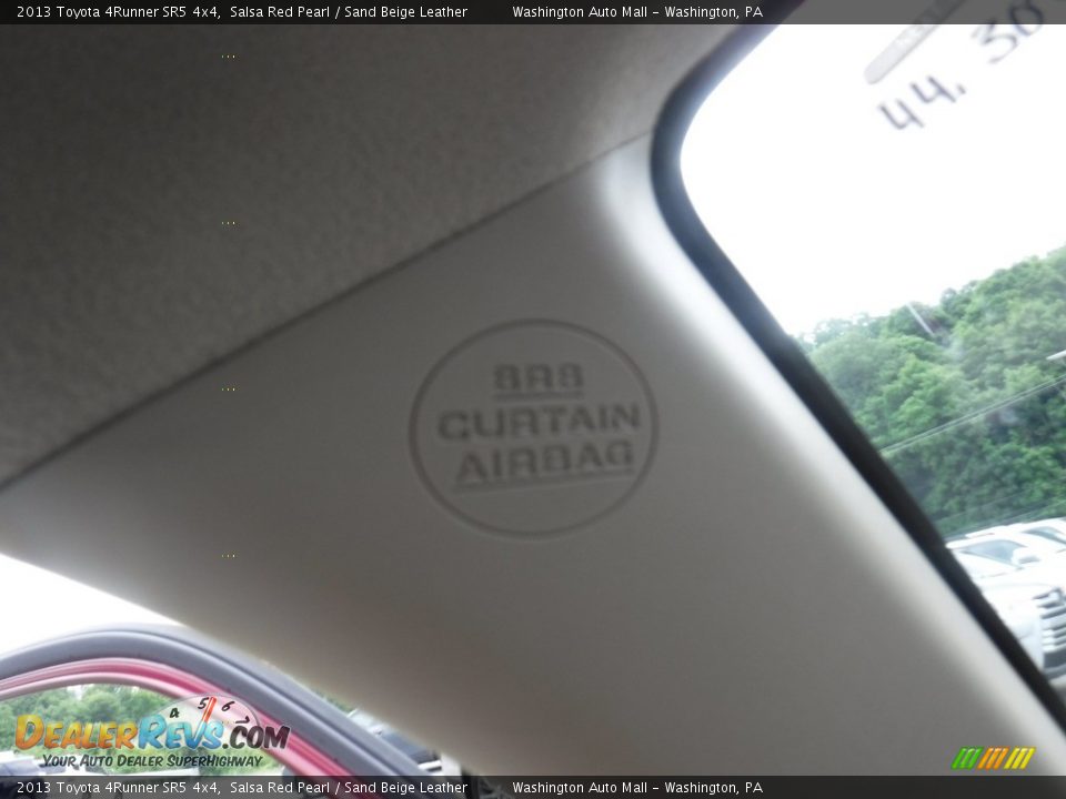 2013 Toyota 4Runner SR5 4x4 Salsa Red Pearl / Sand Beige Leather Photo #25