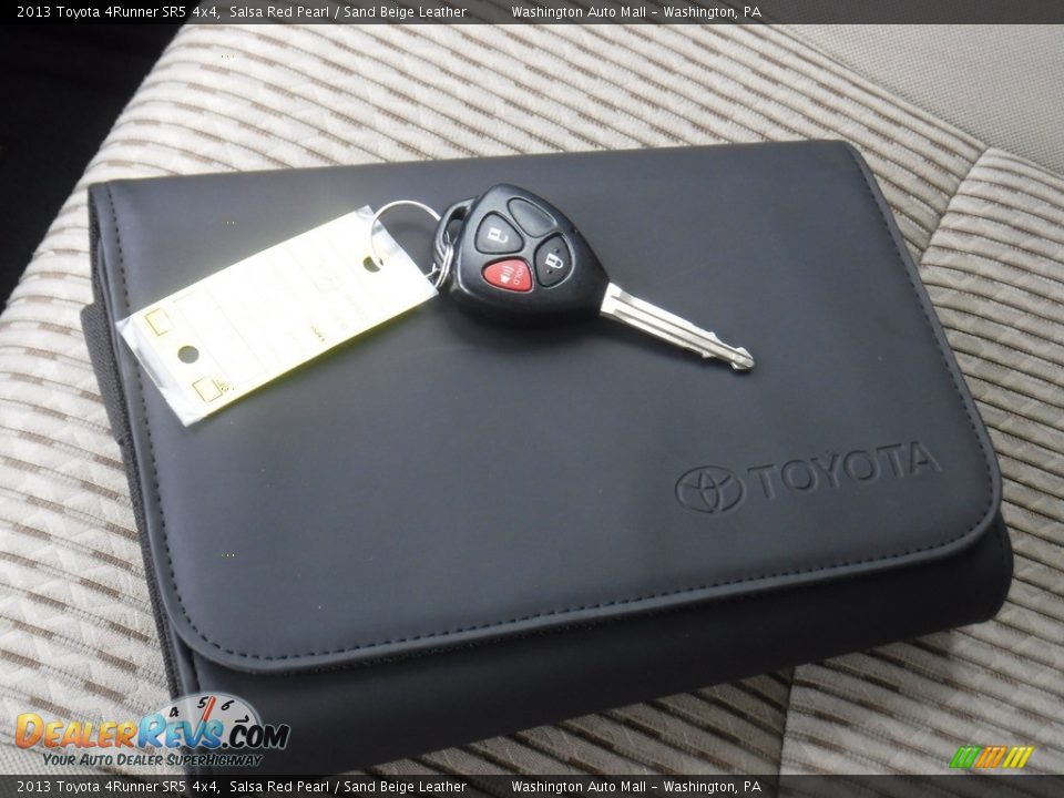 2013 Toyota 4Runner SR5 4x4 Salsa Red Pearl / Sand Beige Leather Photo #28