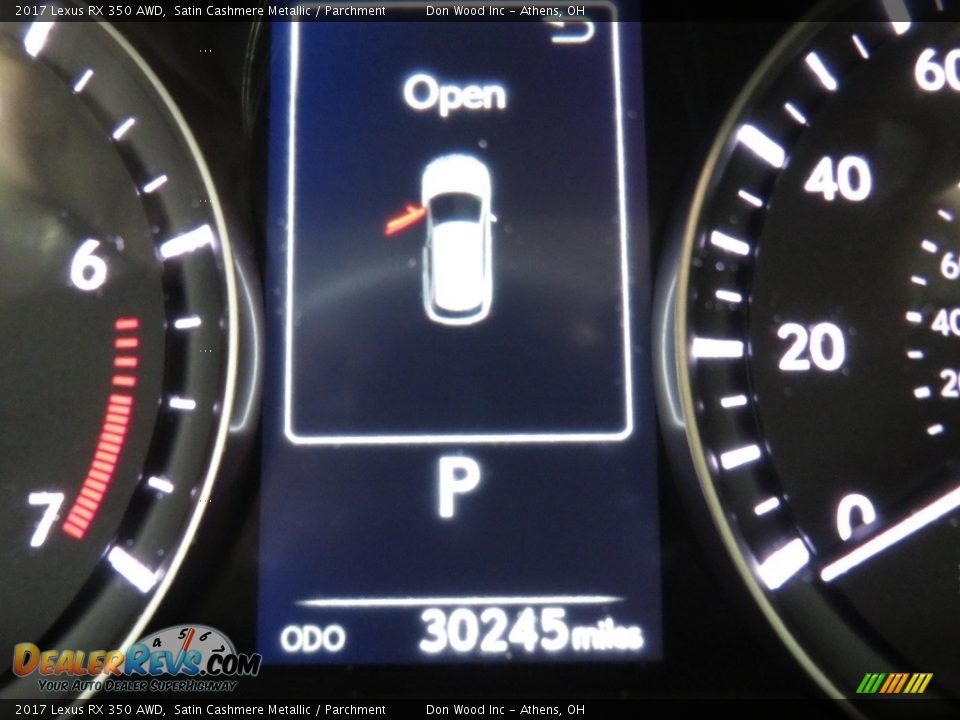 2017 Lexus RX 350 AWD Satin Cashmere Metallic / Parchment Photo #29