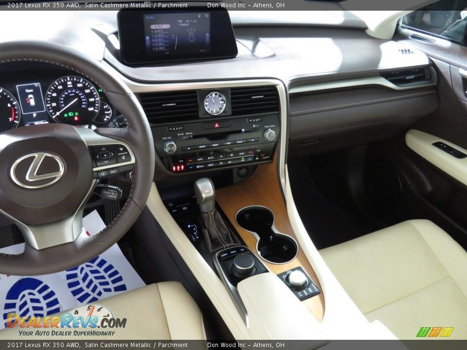 2017 Lexus RX 350 AWD Satin Cashmere Metallic / Parchment Photo #31