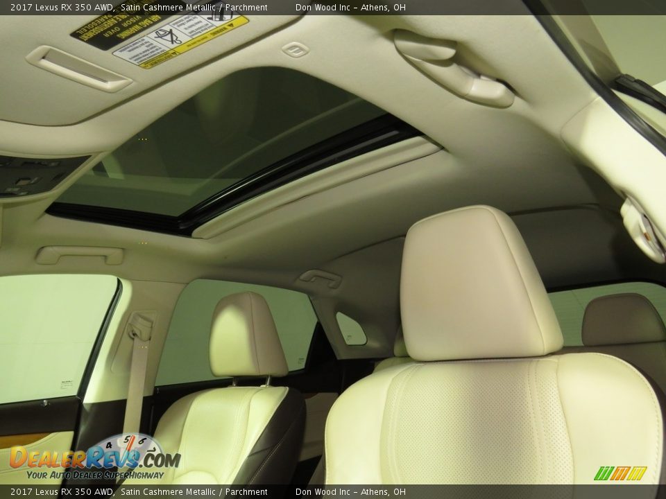2017 Lexus RX 350 AWD Satin Cashmere Metallic / Parchment Photo #32