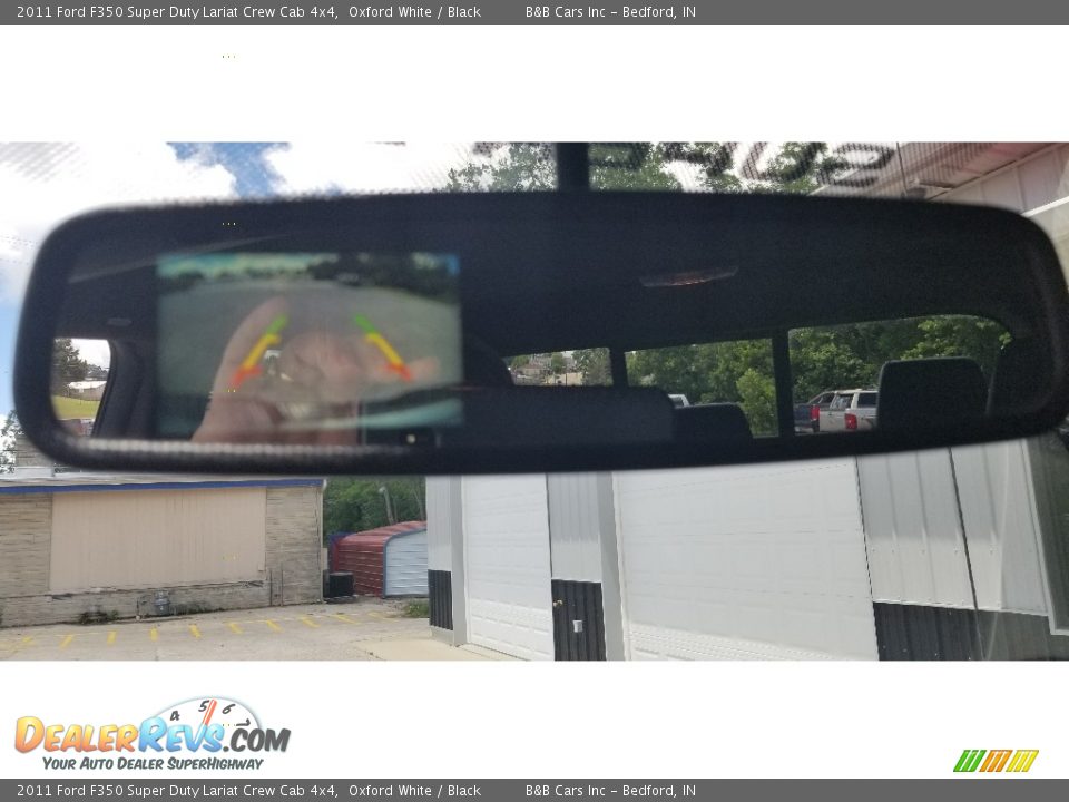 2011 Ford F350 Super Duty Lariat Crew Cab 4x4 Oxford White / Black Photo #18