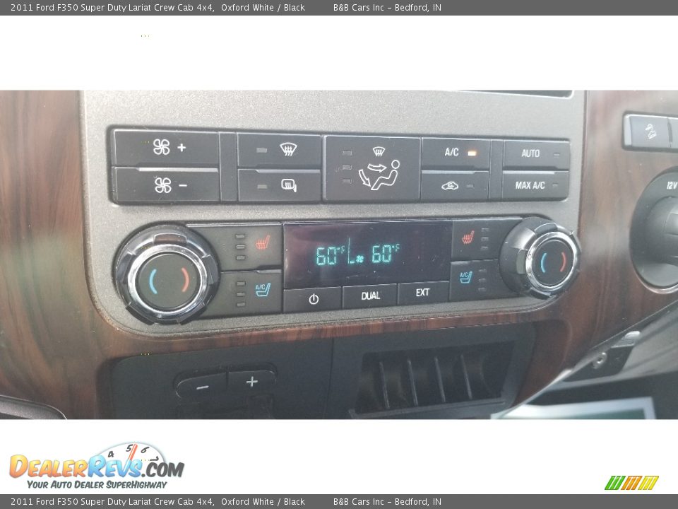 2011 Ford F350 Super Duty Lariat Crew Cab 4x4 Oxford White / Black Photo #20
