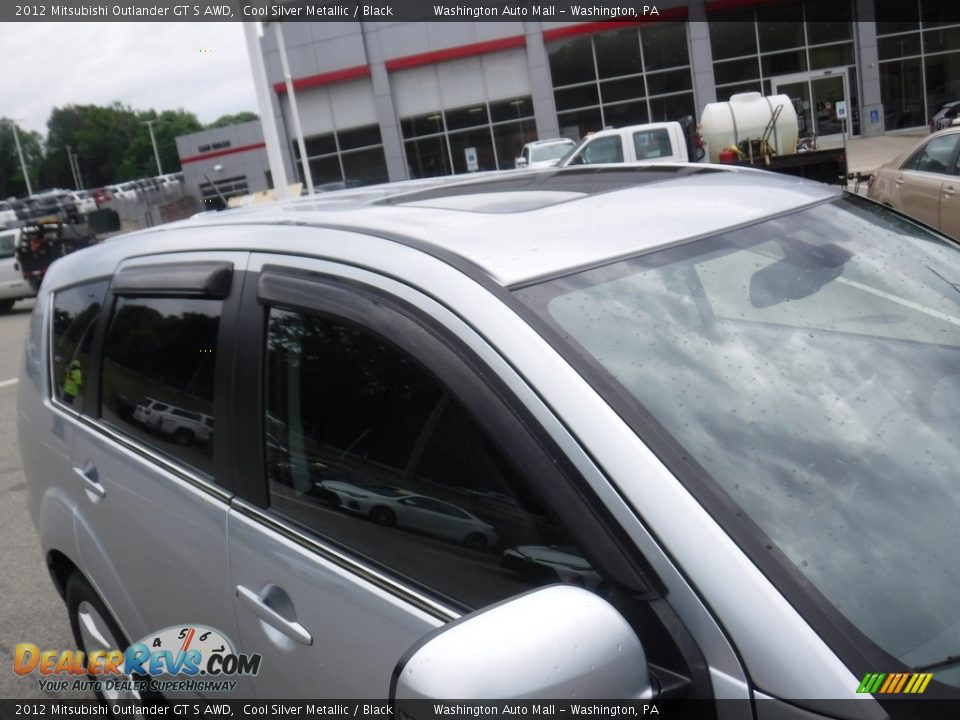 2012 Mitsubishi Outlander GT S AWD Cool Silver Metallic / Black Photo #11