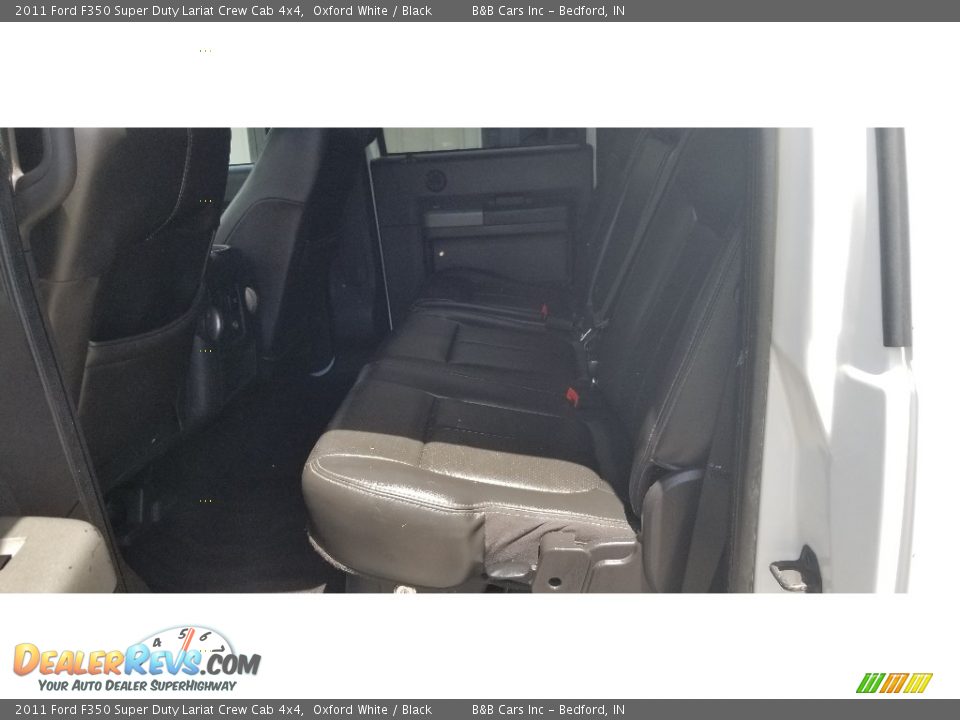 2011 Ford F350 Super Duty Lariat Crew Cab 4x4 Oxford White / Black Photo #21