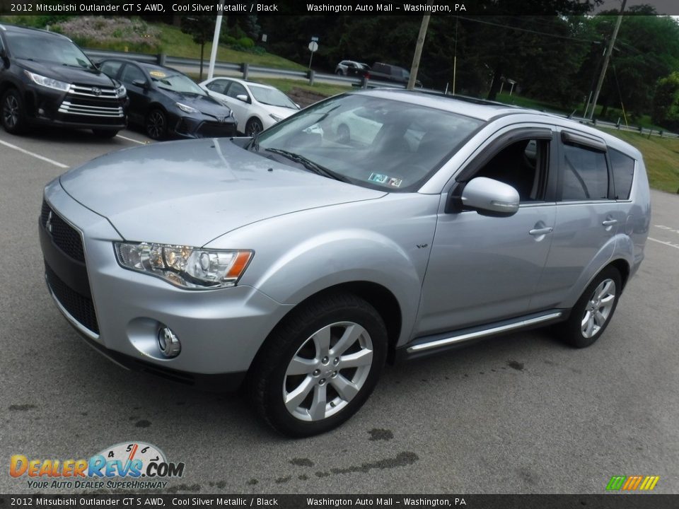 2012 Mitsubishi Outlander GT S AWD Cool Silver Metallic / Black Photo #13