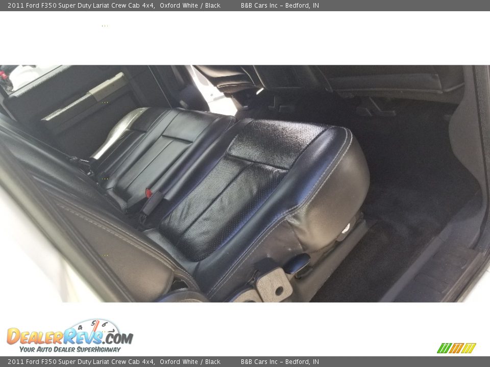 2011 Ford F350 Super Duty Lariat Crew Cab 4x4 Oxford White / Black Photo #22