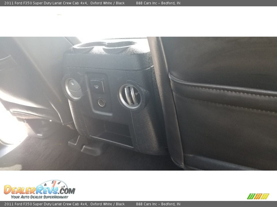 2011 Ford F350 Super Duty Lariat Crew Cab 4x4 Oxford White / Black Photo #23
