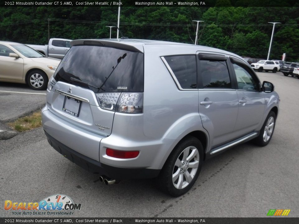 2012 Mitsubishi Outlander GT S AWD Cool Silver Metallic / Black Photo #15