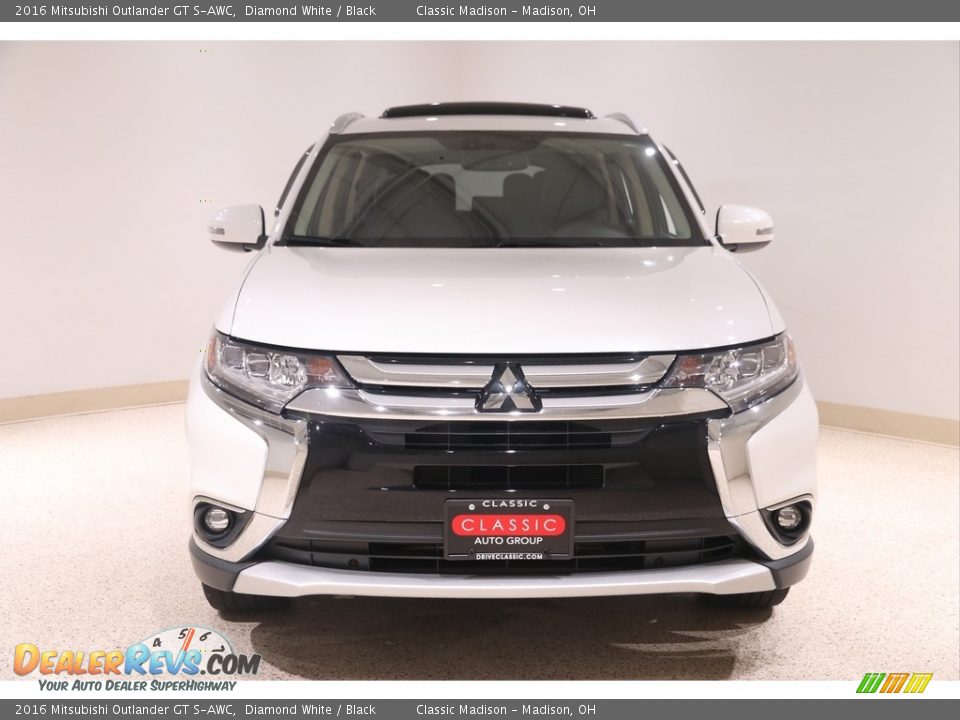 2016 Mitsubishi Outlander GT S-AWC Diamond White / Black Photo #2