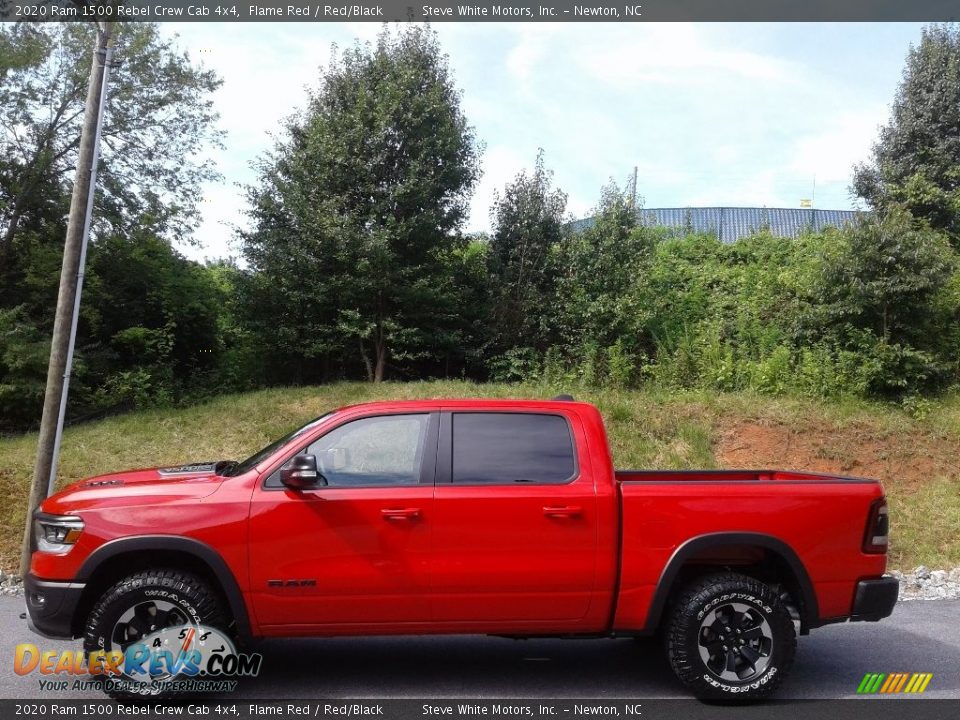 2020 Ram 1500 Rebel Crew Cab 4x4 Flame Red / Red/Black Photo #1