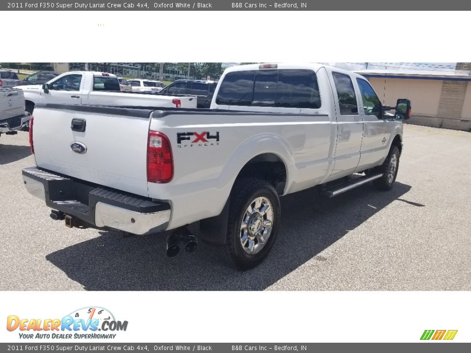 2011 Ford F350 Super Duty Lariat Crew Cab 4x4 Oxford White / Black Photo #31