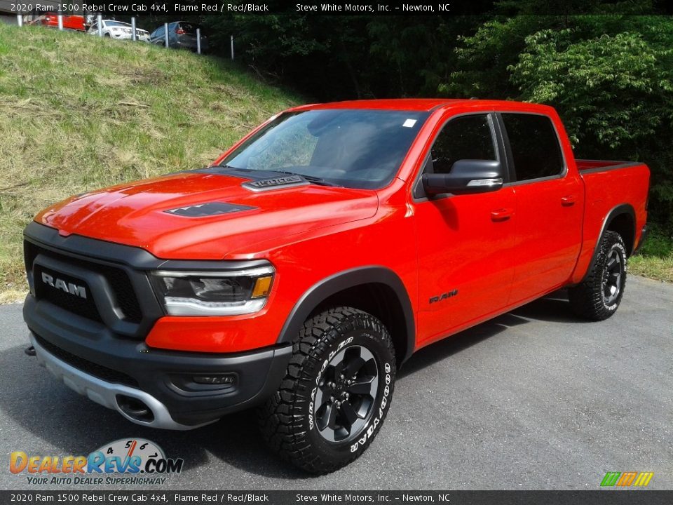 2020 Ram 1500 Rebel Crew Cab 4x4 Flame Red / Red/Black Photo #2