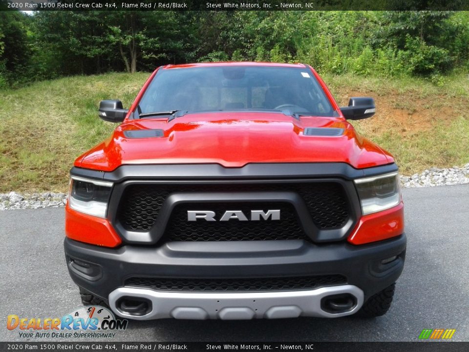 2020 Ram 1500 Rebel Crew Cab 4x4 Flame Red / Red/Black Photo #3