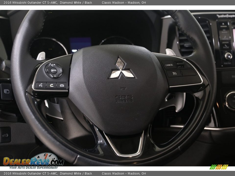 2016 Mitsubishi Outlander GT S-AWC Steering Wheel Photo #7