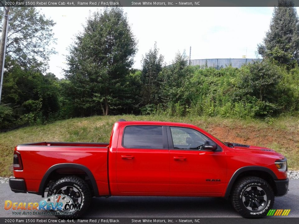 2020 Ram 1500 Rebel Crew Cab 4x4 Flame Red / Red/Black Photo #5