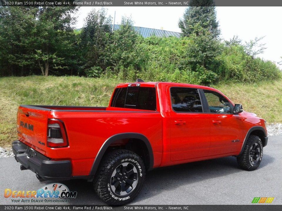 2020 Ram 1500 Rebel Crew Cab 4x4 Flame Red / Red/Black Photo #6