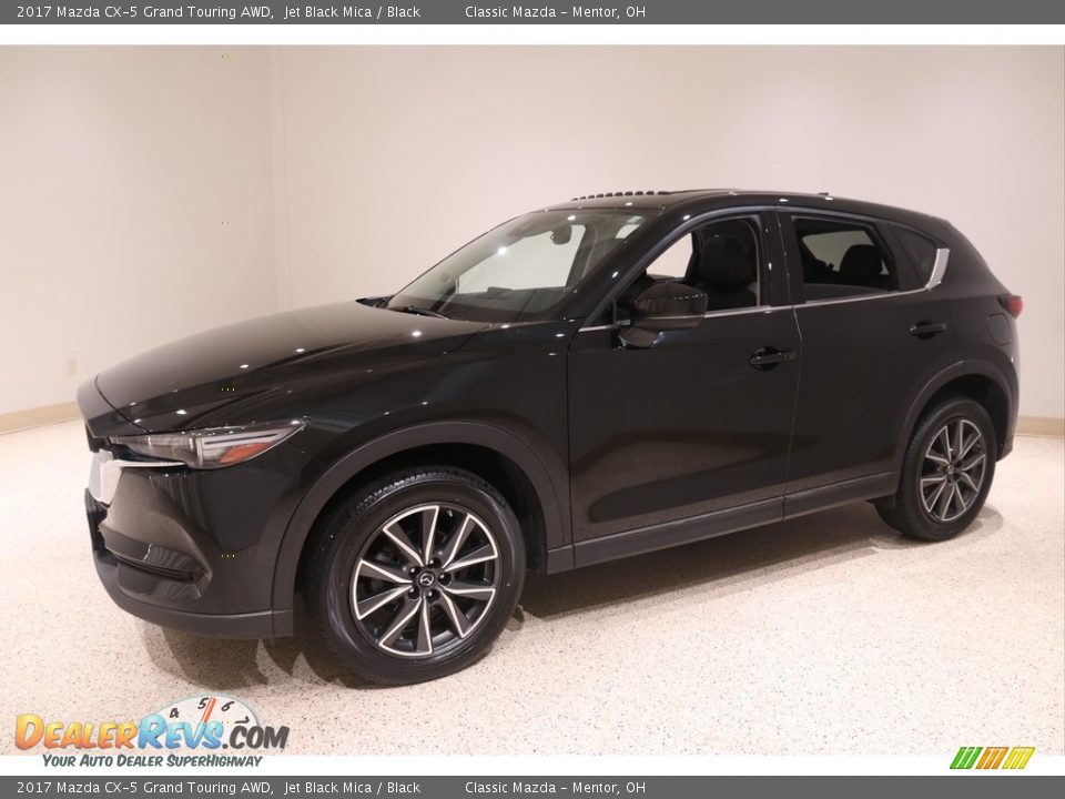 2017 Mazda CX-5 Grand Touring AWD Jet Black Mica / Black Photo #3