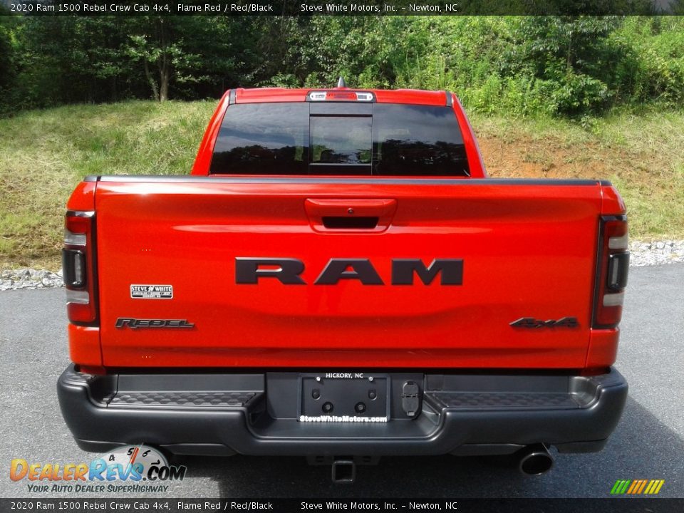 2020 Ram 1500 Rebel Crew Cab 4x4 Flame Red / Red/Black Photo #7