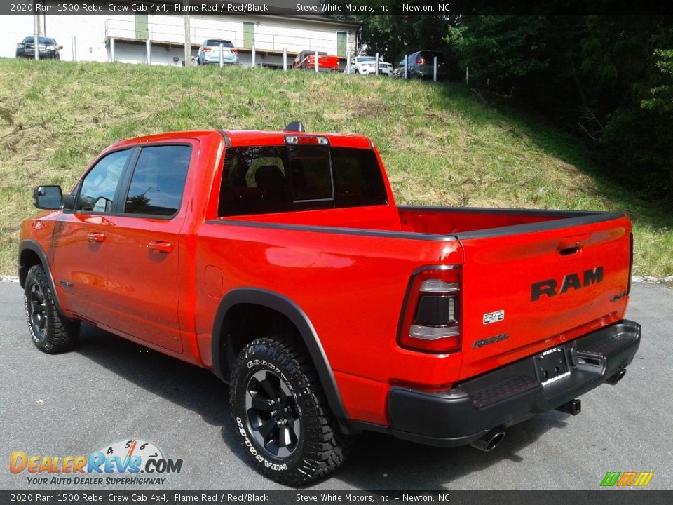 2020 Ram 1500 Rebel Crew Cab 4x4 Flame Red / Red/Black Photo #9