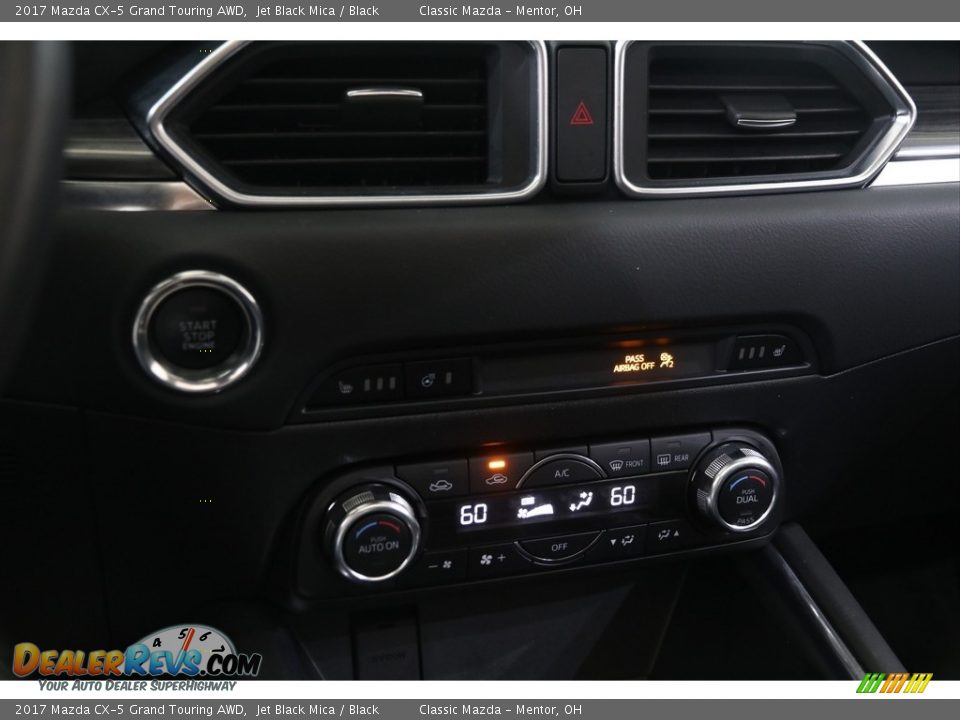 2017 Mazda CX-5 Grand Touring AWD Jet Black Mica / Black Photo #16