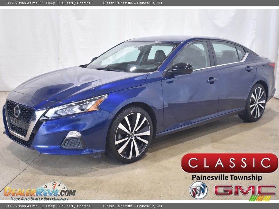 2019 Nissan Altima SR Deep Blue Pearl / Charcoal Photo #1