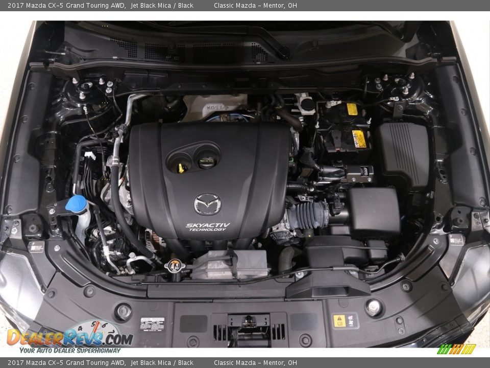 2017 Mazda CX-5 Grand Touring AWD Jet Black Mica / Black Photo #22