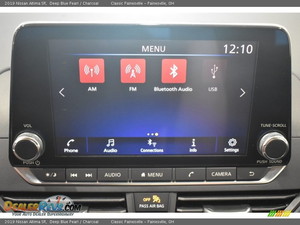 2019 Nissan Altima SR Deep Blue Pearl / Charcoal Photo #12