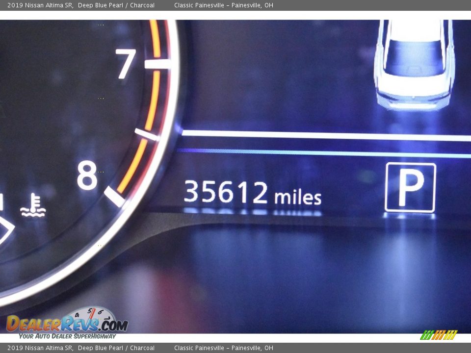 2019 Nissan Altima SR Deep Blue Pearl / Charcoal Photo #15